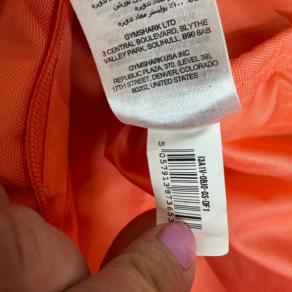 Gymshark Gym Bag Small Duffel Travel Essentials Logo Everyday Solstice Orange - Picture 14 of 16